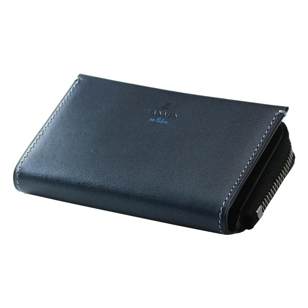 En Key Key Coin Coin Card 345222 LANVIN En Our Limited Custom Adult Genuine Leather Navy [LANVIN Bleu] Case, Holder, Purse, Case, Case, Multi-case,