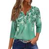 Women's 3/4 Sleeve Shirts Graphic Tees Shirts Casual Basic Tops Pullovers
