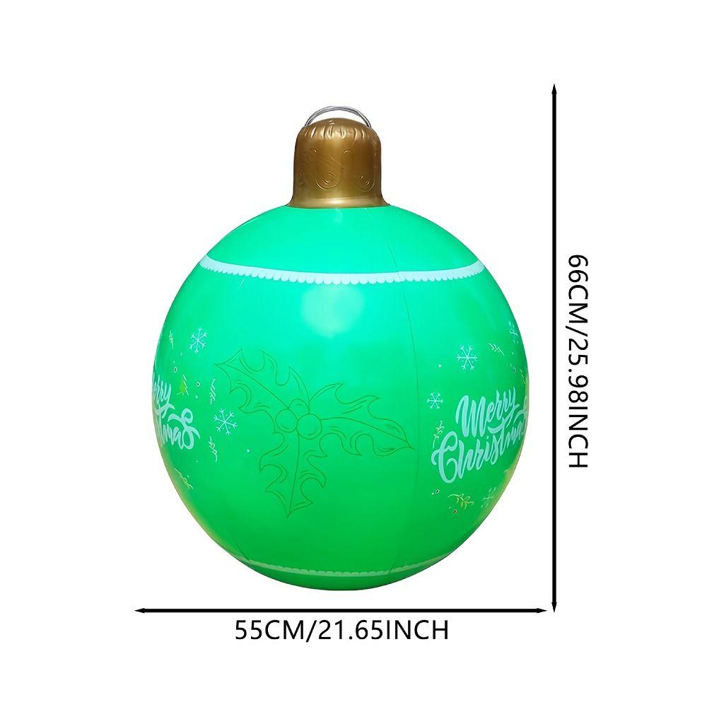 Gift PVC Christmas Balloon Large Balls Outdoor Christmas Tree Decoration New Year Party DIY XMAS Balloon Christmas