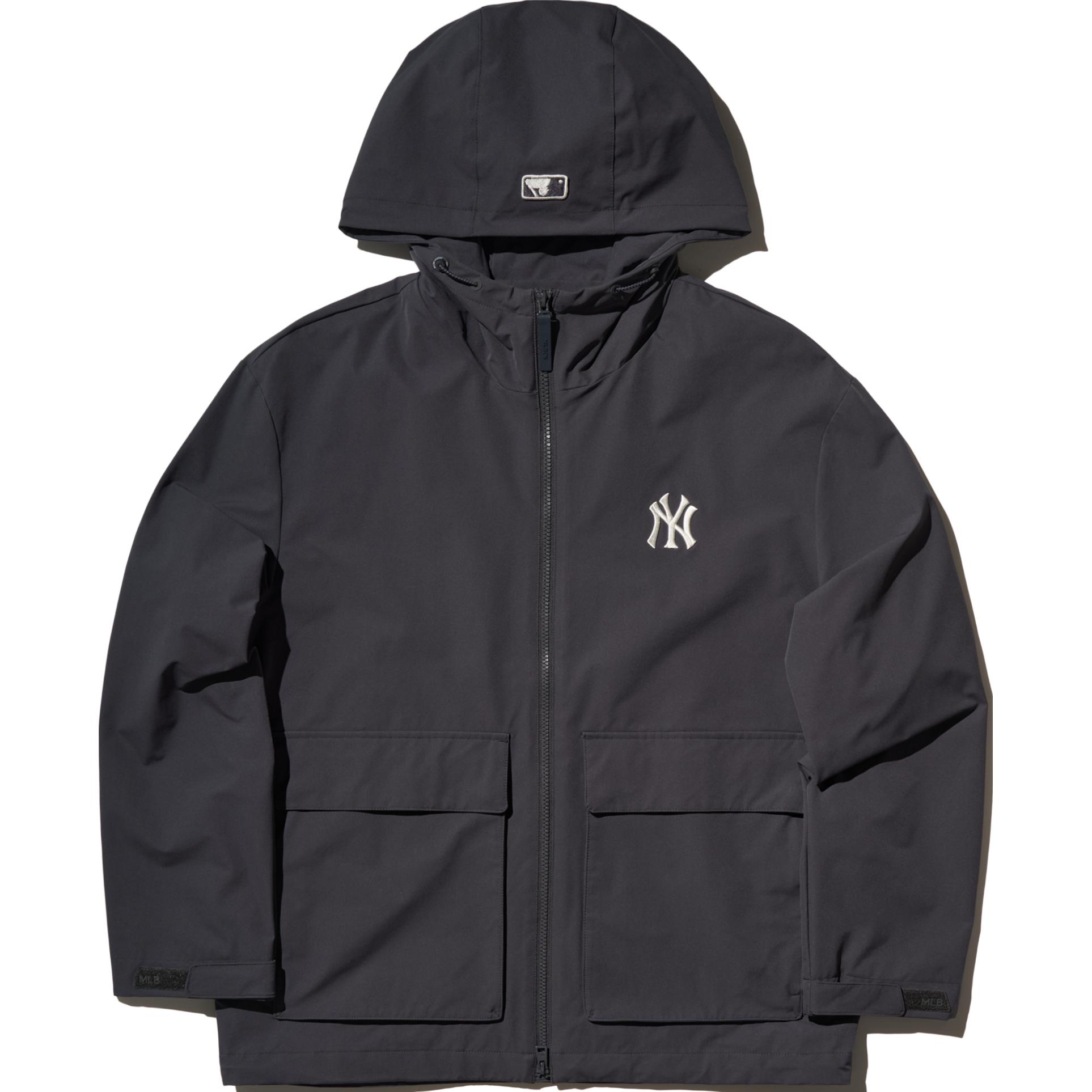 

New MLB Gorpcore Trench Coat Unisex Gray 3AWJB0144-50CGS L