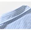 Korean Style Striped Long Sleeve Men Shirt Spring Fall Daily Casual Men Tops Lapel Collar Button Shirt Pure Cotton Men Clothing