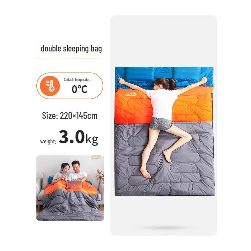 Beishanlang SL040 Four-Season Double Sleeping Bag