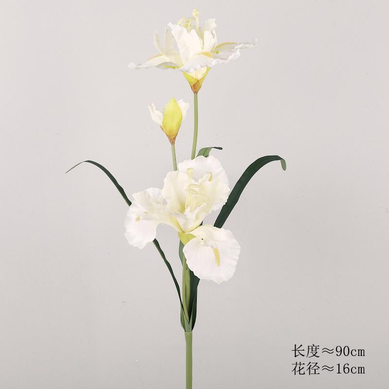Artificial Flower Single 3-headed Iris Flower Fake Flower Flower Arrangement Wedding Photography Flower Arrangement