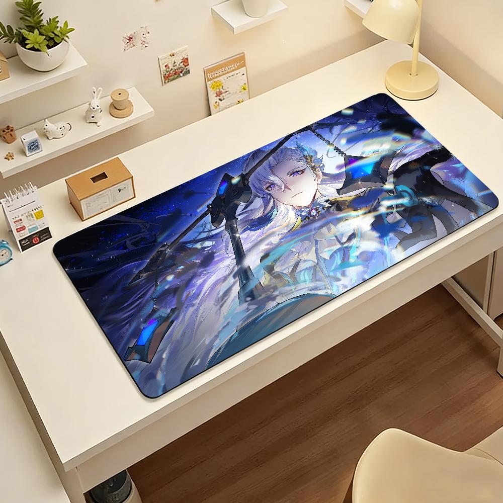 Tappetino Mouse Gioco Genshin Impact Neuvillette Gomma Antiscivolo Mouse Mat Mousepad Decorazione per Gamers Tappetino da Scrivania