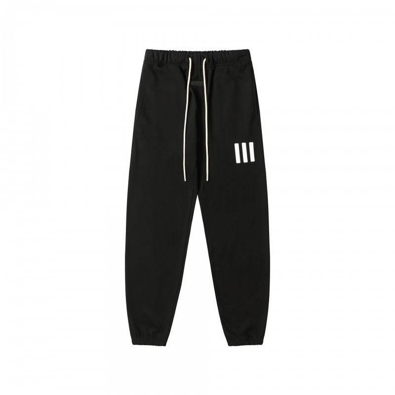 Essentials Style Heavyweight Cotton Hoodie Men Women Streetwear Oversized Fit 3-Stripe Letter Print Casual Sweatshirt