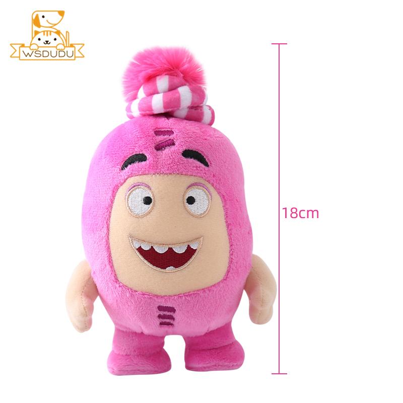 Cartoon Oddbods Plush Animal Toy Cute Stuffed Doll Fuse Bubbles Newt Pogo Slick Jeff Zee Soft Pillow Collectible Kid Adult Gifts