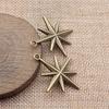 Pingentes de Estrela com Raios Sunburst Para DIY Sino dos Ventos Brinco Pendente Pulseira Fabricação de Joias Componentes Para