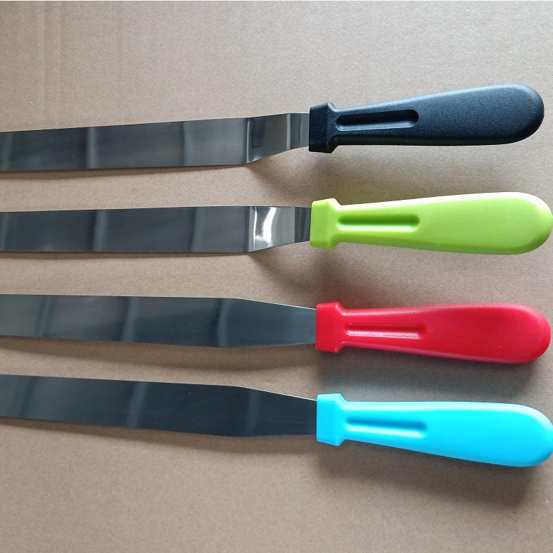 Plastic Handle Stainless Steel Spatula Cake Cutter & Pizza Shovel
