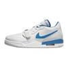 Jordan Legacy 312 Cushioning Slip Resistant Waterproof Low top Vintage Basketball Shoes Men's White Blue HJ3480-140(Team348-)