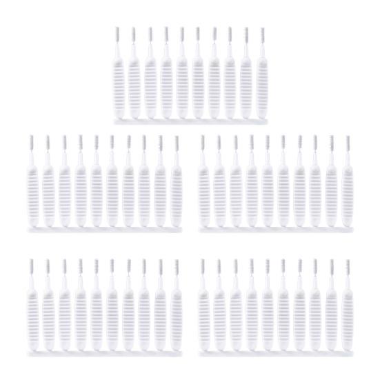 10/20/30/40/50Pcs Shower Head Cleaning Brush with Nylon Bristles Anti-Clogging Showerhead Cleaner Picks Multifunctional Gap Hole Cleaning Tools
