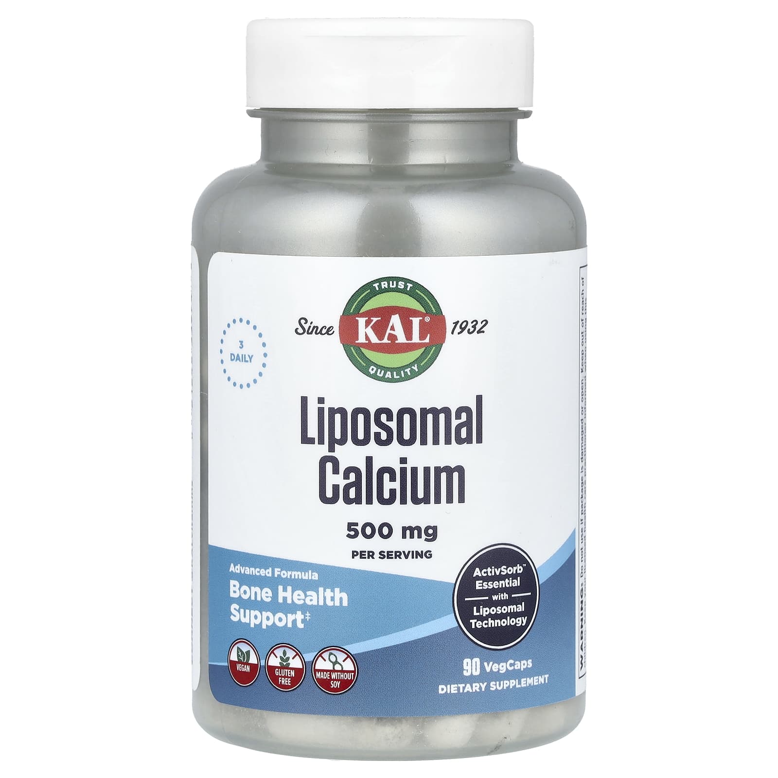 

Liposomal Calcium, Veggie Capsules 90 (166.6 Mg per capsule)