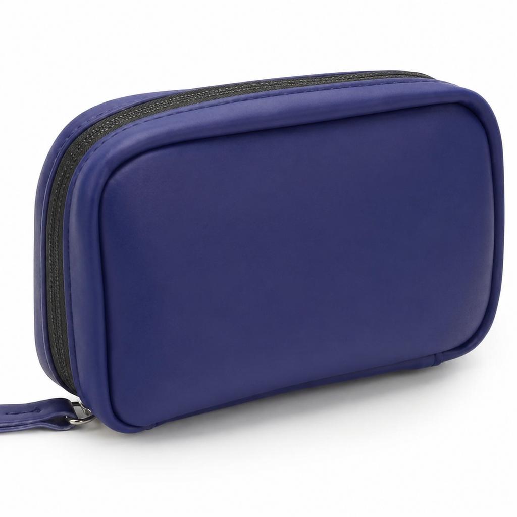 Travel Portable Pill Organizer with 14 Reusable Zipper Pouches, Food Grade Silicone Case for Medicine and Daily Essentials