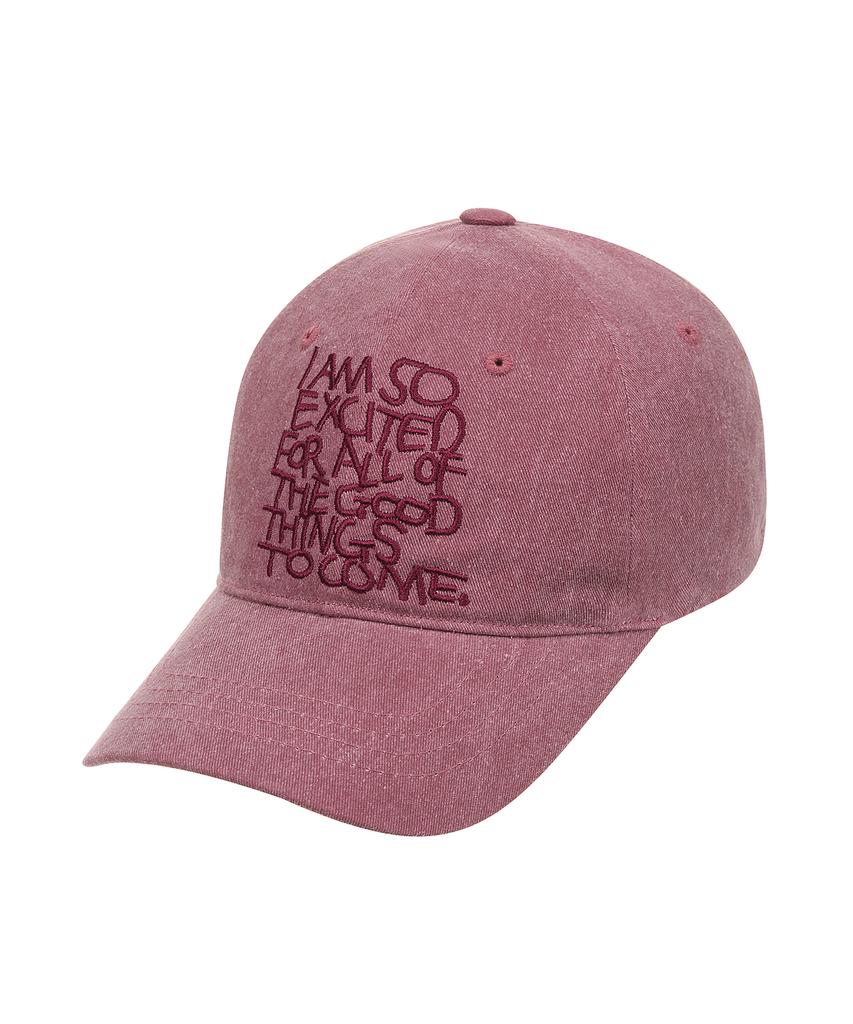 LMR Lettering Washed Ball Cap Pink