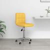 Office Chair Swivel Mustard Yellow Fabric