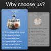 New Seasoning Bottle Set Seasoning Jar Kitchen Home Creative Rotating Seasoning Bottle Seasoning Box Glass Jar