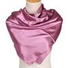 90X90 Satin Silk Scarf Hijab Solid Women Shiny Square Wrap Shawl Head Neck Cover Plain Hair Tie Band Beach Hijab Female Foulard