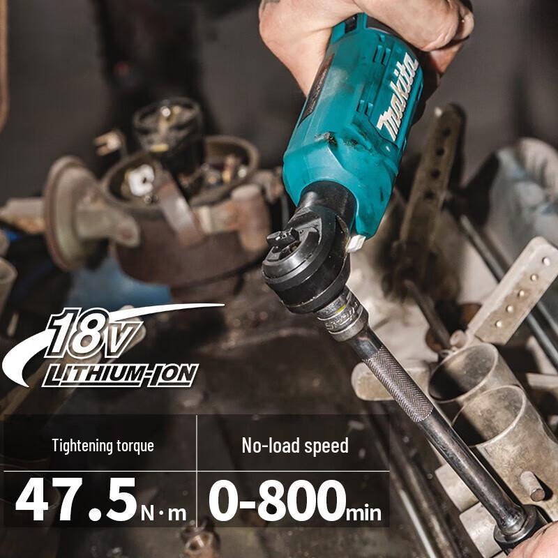 Makita 18V 3/8 & 1/4 Inch Cordless Brushless Angle Ratchet Wrench CN Plug (adapter Included)