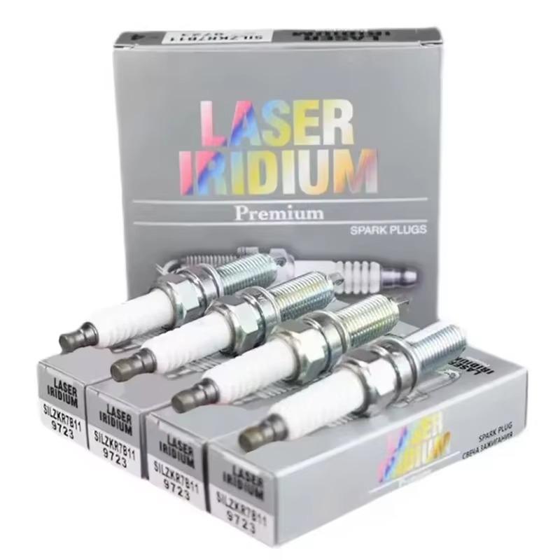 4/6PCS SILZKR7B-11 9723 Iridium Spark Plug For Hyundai Elantra Genesis I40 Santa Fe Kia Carens Optima Azera Forte SILZKR7B11