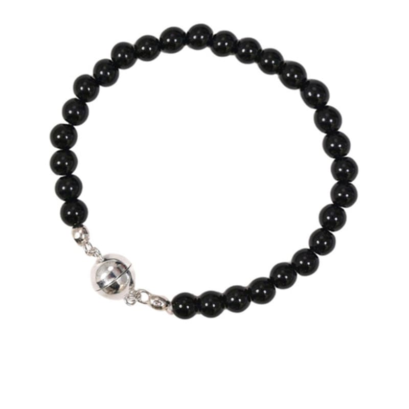 LAYERMOOD 24 Black new ball Bracelet-silver925