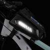 1.5L Bicycle Phone Front Frame Bag 7.4 Inch Touchscreen Bicycle Top Tube Bag Bike Frame Front Tube Bag Bike Accessories