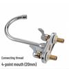 Deer Double-Handle Hot & Cold Basin Faucet
