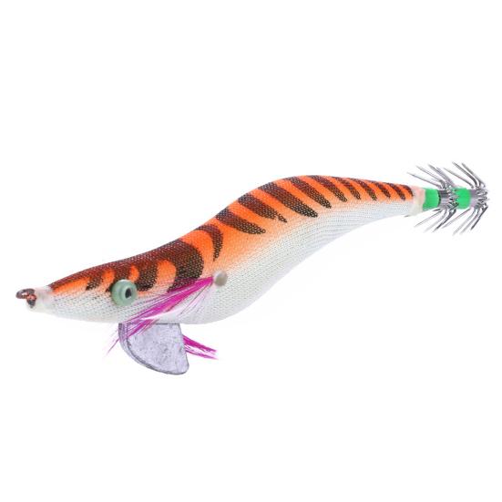 13.5CM/19.8G Luminous Fishing Shrimp Lure with Sharp Squid Hook Glow In The Dark Realistic Colorful Artificial Shrimp Hard Bait Fishing Accessories