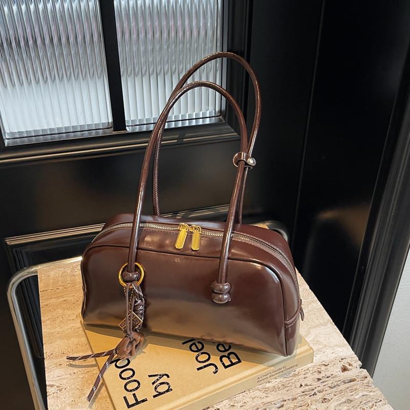 IELGY High-End Texture Retro Tote Bag Women Autumn Winter Casual All-Match One-Shoulder Large-Capa