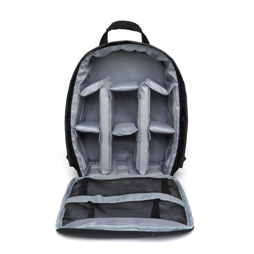 Multifunctional Waterproof DSLR Camera Backpack Shockproof Padded Camera Bag with Adjustable Dividers Lightweight Photography