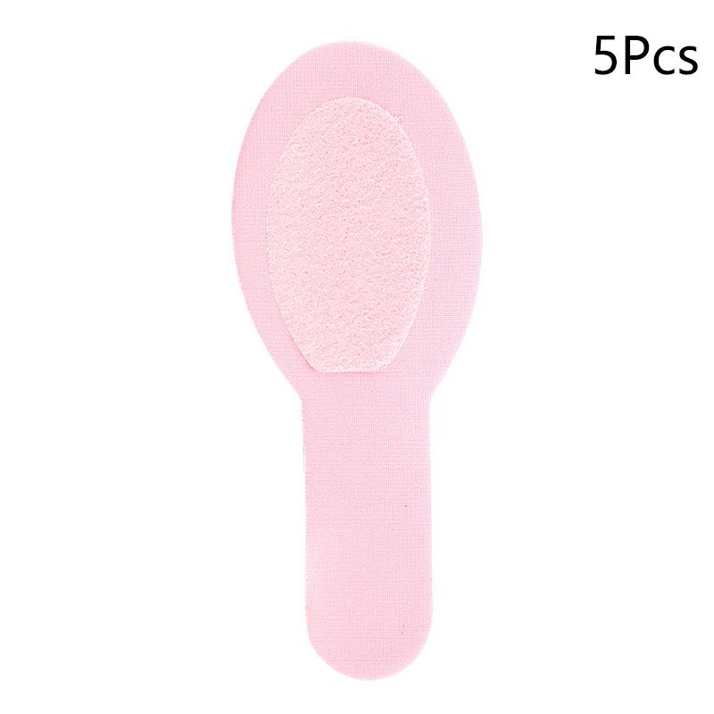 

5PCS Reusable Arthritis Pain Relief Straightening Corrector Protective Finger Strap Adjustable Finger Splint Brace розовый