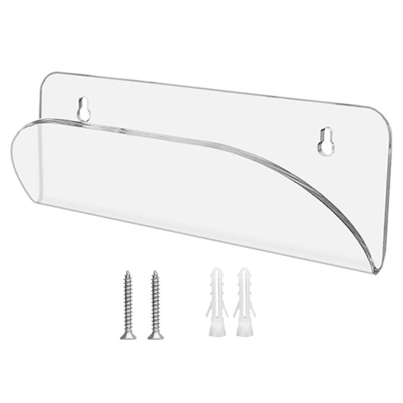 Skateboard Wall Mount Longboard Invisible Clear Hanger Display Rack Shelf for Fits Skateboard Longboard Skis Snowboard