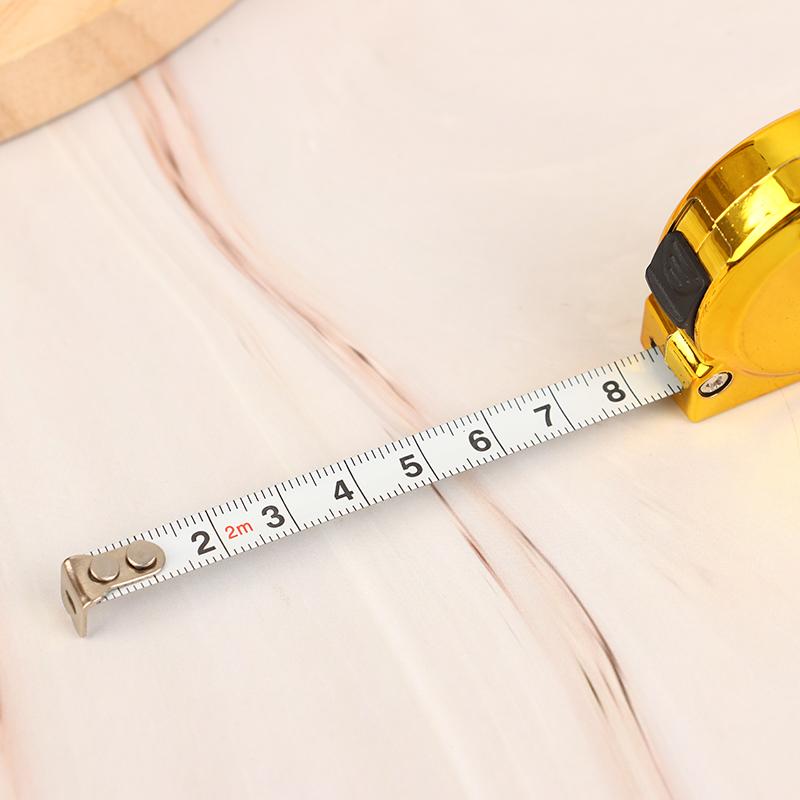 Mini Small Portable Tape Measure Portable Key Chain 2 M Ruler Household Steel Tape Measure