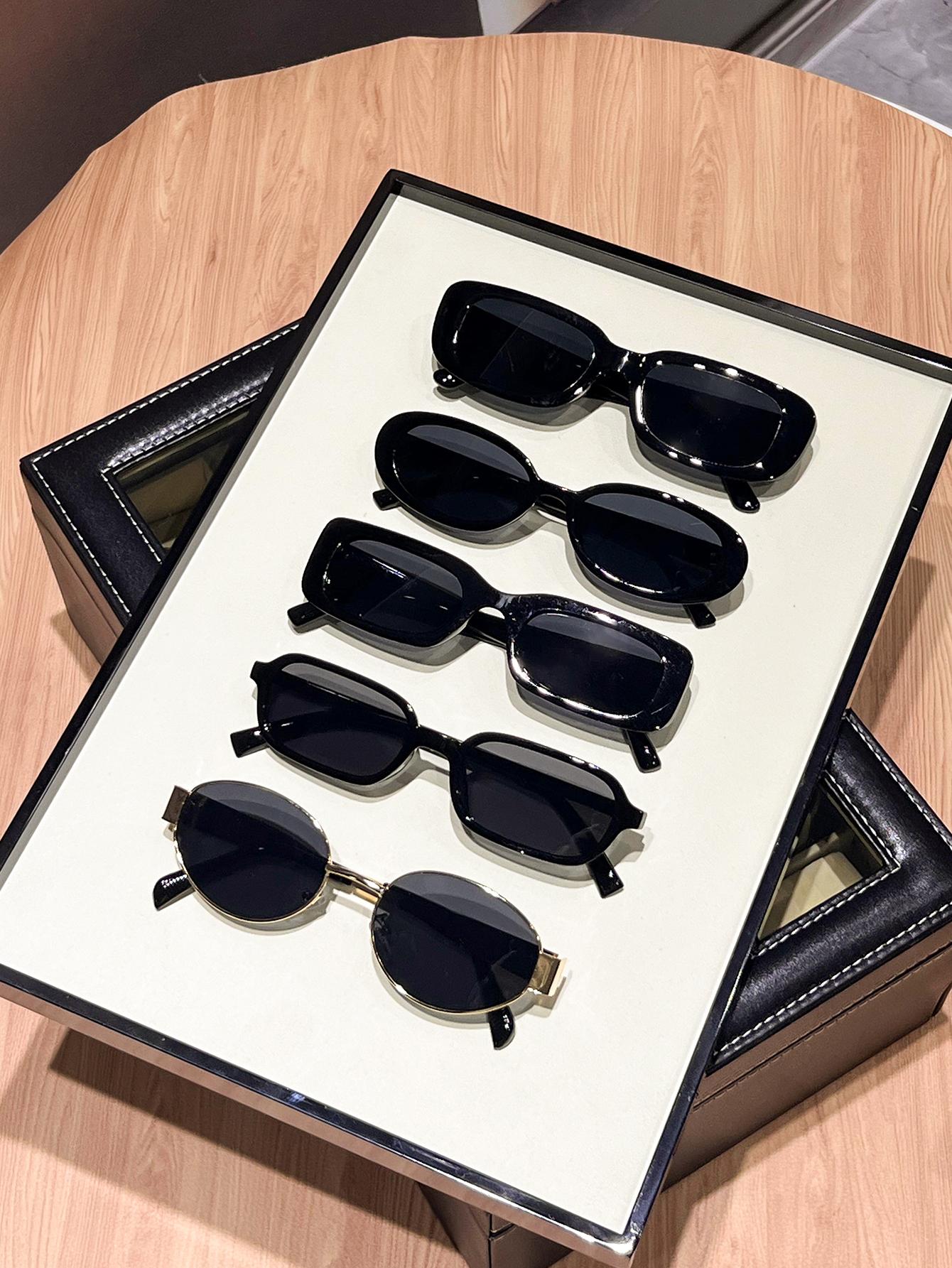 

5Pcs Fashionable Women s Sunglasses Set Frame Design Combines Classic and Trendy Styles for Daily Commuting, Travel, and Street