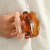 Smudge resin bracelet wholesale colored retro jewelry femininity irregular geometric opening bracelet jewelry