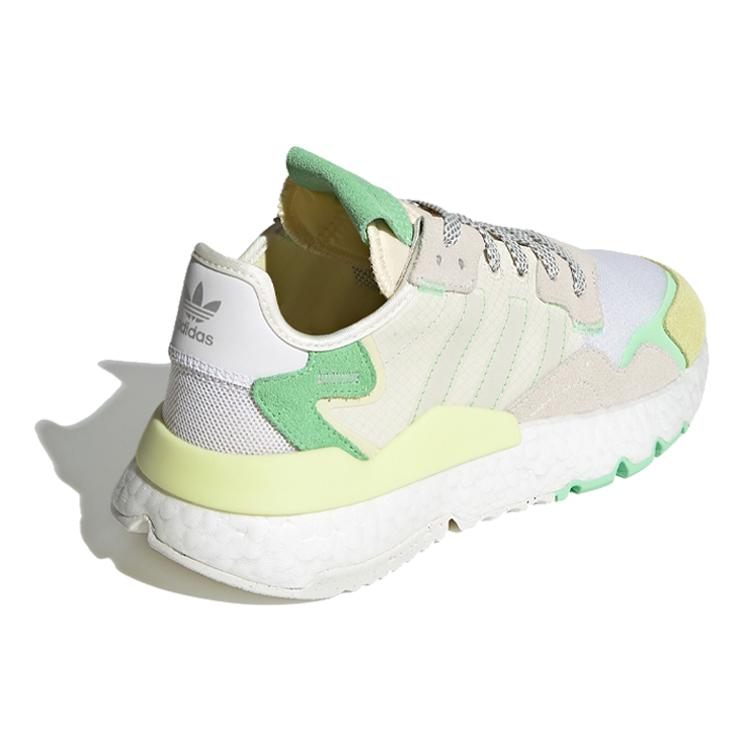 Adidas Originals Nite Jogger 'White Yellow Green' Women's FY3104