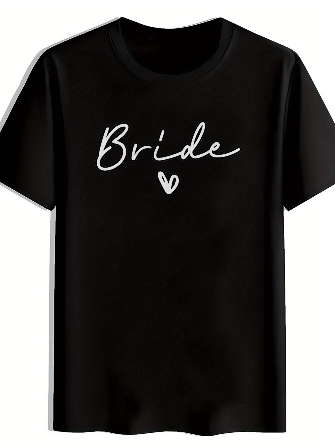 T-shirt One Funny Pattern Print Short Sleeve L