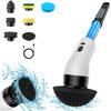 9-in-1 Rechargeable Handheld Electric Cleaning Brush with High Torque and Ultra-Quiet Operation for Kitchen and Floor Use