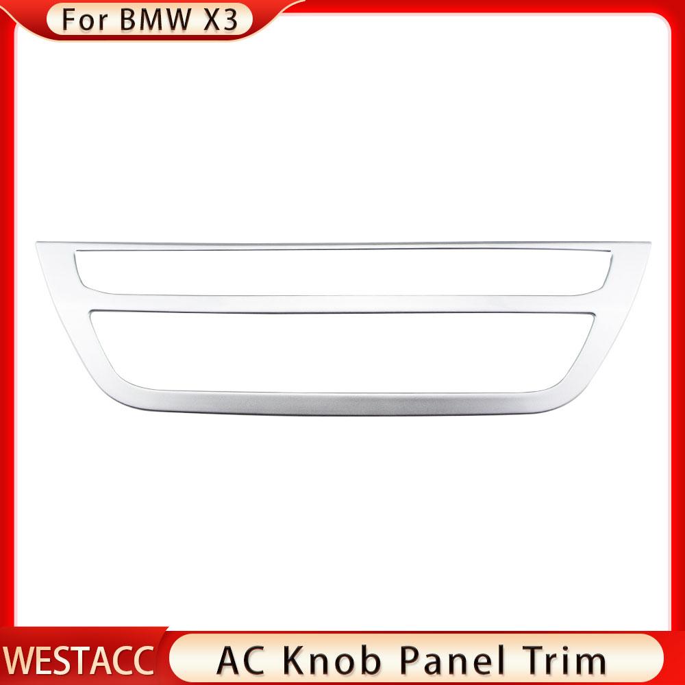 Auto Zentrale Steuerung Klimaanlage AC Taste Panel Abdeckung Trim für BMW X3 G01 2018 - X4 G02 2018 - 