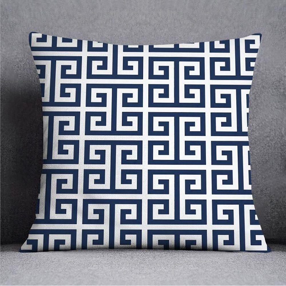 Gufu Geometrischer Kissenbezug Sofa Wohnzimmer Kissenbezug Büro Lendenkissen Nachttisch Quadratischer Kissenbezug Abnehmbar und Waschbar