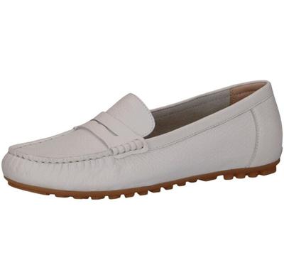 Women's Caprice Mokassin White Slip-ons