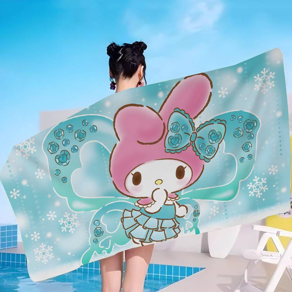 Cute My M-Melody Big Microfiber Beach Towels Quick Dry Towel Sand Beach Towels Pool Towel for Travel Swim Pool Yoga