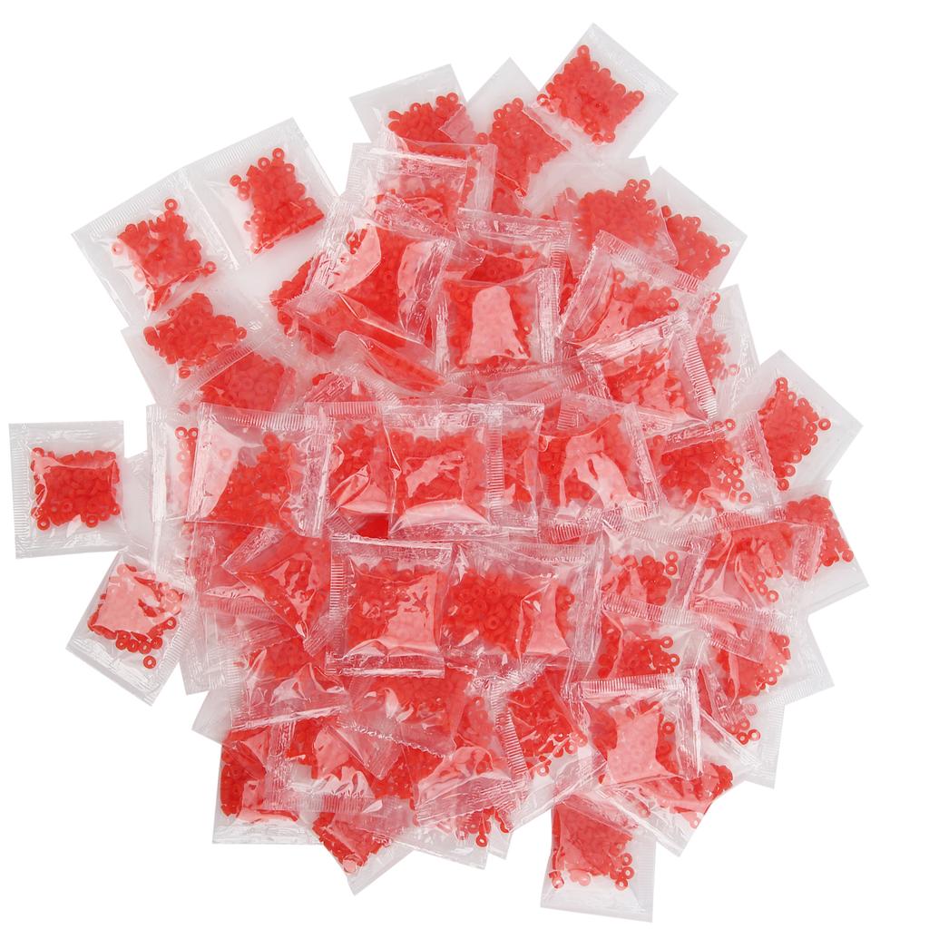 100 Bags Rubber Bands Fishing Pellet Bait Bands Match Coarse Fishing Terminal Tackle3x1mm