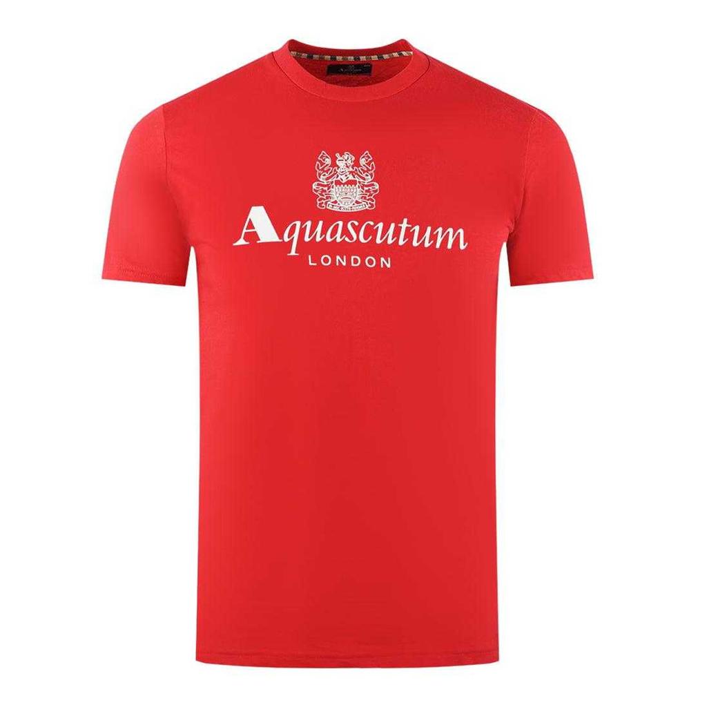 Aquascutum Mens London Aldis Logo T-Shirt