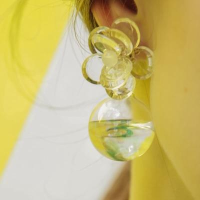 ZOENA Water Lala Ball Earrings