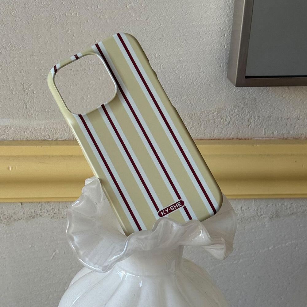 Phone Case for iPhone 17 16 15 14 13 12 11 Pro Max XSMax Plus Air Glossy Film Hard PC Cover Clmj SWAG Striped tones iPhone 17