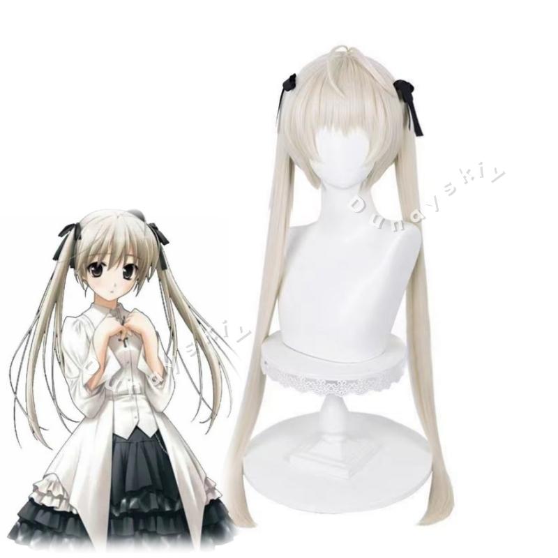 

Аниме Yosuga No Sora Касугано Сора Косплей Костюм Парик Взрослый Платье Женский Бант Подтяжки Пижама Ночная Рубашка S