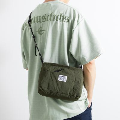 Fashion Men's and Women's Shoulder Bag Casual Tooling Wind Crossbody Bag All Sports Simple Small Satchel Messenger Bag