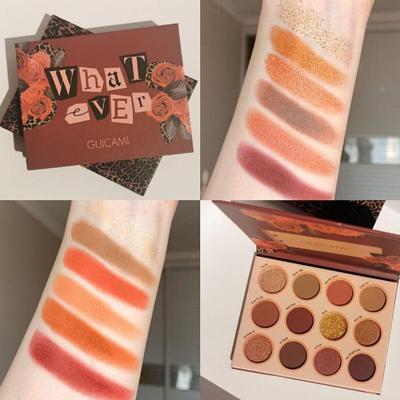 Eyeshadow Palette 12 Color Eye Shadows Palette Glitter Highlighter Shimmer Eye Makeup Pigment Matte Eye Shadow Cosmetic