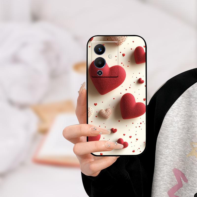 Für infinix NOTE 12 PRO 5G Hülle X671B TPU Wolf Katze Silikon Stoßfänger Abdeckung für Infinix Note 12 Pro 5G Handyhülle Note12 Pro 5G