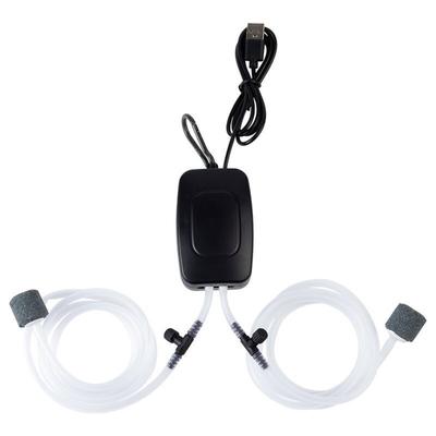 Aquarium Air Pump USB Powered Air Pump Kit Rechargeable Oxygen Pump Portable Fish Aerator Pump Adjustable Air Pump