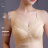 884 Lace Seamless Push-Up Bra for Women - Wirefree, Anti-Sag, Plus Size, Breathable, Thin Vest Design